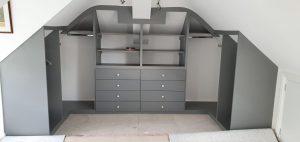 Angled Fitted Furniture - Stage 1